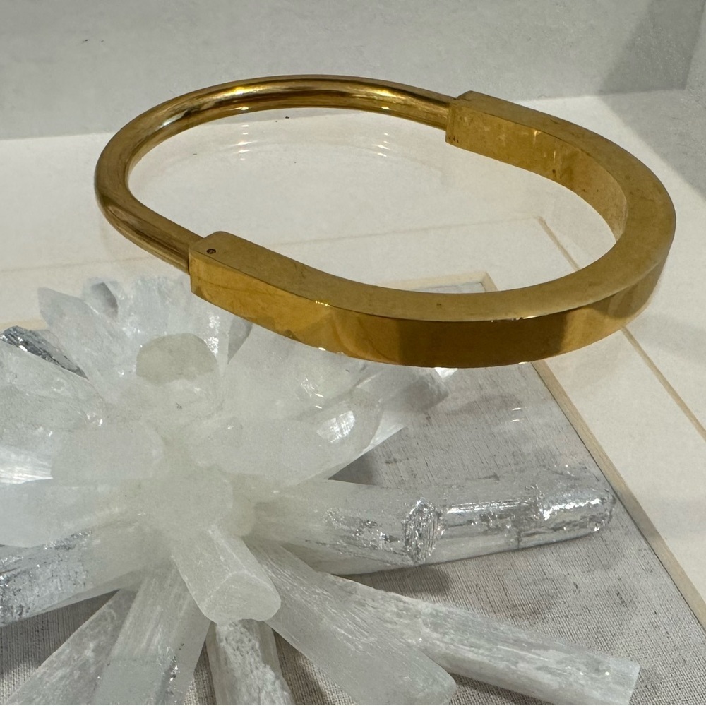 Inspired T Gold plated bracelet. NWOT - Picture 2 of 3